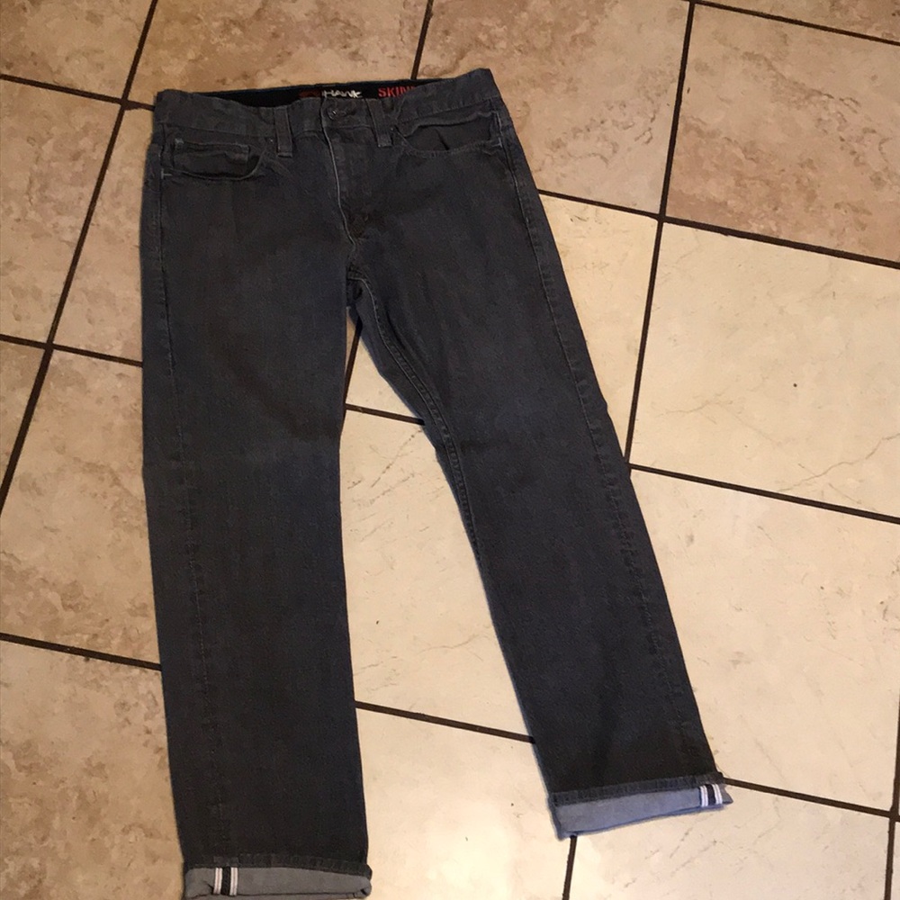 Gray jeans